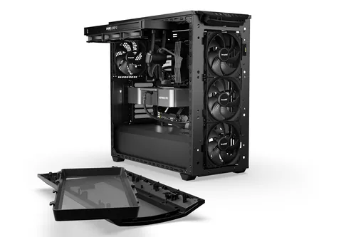 be quiet! PC-Gehäuse Shadow Base 800 Schwarz - Unterstützte Mainboards: E-ATX - ATX - Micro-ATX - Mini-ITX - Detailfarbe: Schwarz - Anzahl Lüfterplätze: 8 - Sichtfenster: Ja - Netzteil vorinstalliert: Nein - Gehäuse Bauart: Mid-Tower