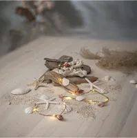 Star Trading Lichterkette Seaside Beige, 90 cm - Produkttyp: Lichterkette - Betriebsart: Batteriebetrieb - Set-Typ: Starterset - Fernbedienung: Nein - Smart Home: Nicht kompatibel - Lichtfarbe: Warmweiss (WW)