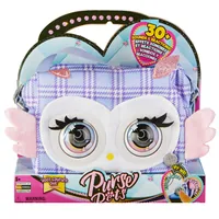 Purse Pets , Print Perfect Hoot Couture Owl, Interactive Pet Toy and Handbag with over 30 Sounds and Reactions, Kids Toys for Girls Ages 5 and up