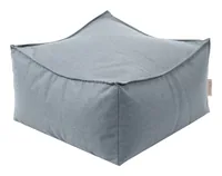 Blomus Pouf Stay Hellblau - Tiefe: 60 cm - Breite: 60 cm - Höhe: 32 cm - Belastbarkeit: 100 kg - Sitzhöhe: 40 cm - Detailmaterial: Kunststoff