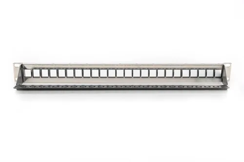 MODULAR PATCH PANEL SHIELDED 24-PORT COLOR BLACK