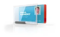 DURABLE Kartenhalter Pushbox Duo 10 Stück transparent