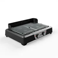 Princess Tischgrill BBQ 2000 W - Eingangsspannung: 230 V - Ausstattung: Funktionskontrollleuchte - Thermostat - Windschutz - Leistung: 2000 W