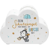 Sheepworld Spardose Schutzengel 12.5 x 5.5 x 9.5 - Breite: 12.5 cm - Höhe: 5.5 cm - Länge: 9.5 cm - Produkttyp Geschenke: Spardosen - Motiv: Schaf
