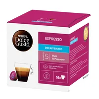 Nescafé Kaffeekapseln Dolce Gusto Espresso Decaf Red 16 Stück - Entkoffeiniert: Ja - Produktionsland: Europa - Packungsgrösse: 16 Stück - Geschmacksrichtung: Keine - Getränkeart: Espresso - Kaffeeart: NESCAFÉ Dolce Gusto