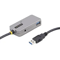 StarTech.com USB Extender Hub, 10m USB 3.0 Extension Cable with 4-Port USB Hub, Active/Bus Powered USB Repeater Cable, Optional 20W Power Supply Included - USB-A Hub w/ ESD Protection (U01043-USB-EXTENDER)