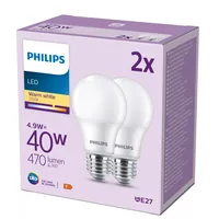 Philips by Signify 8719514459472 lampada LED Bianco caldo 2700 K 4,9 W E27 F
