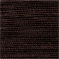 Rico Design Wolle Creative Ricorumi DK 25 g, Chocolat - Packungsgrösse: 1 Stück - Länge: 57.5 m - Material: Baumwolle - Detailfarbe: Schokolade - Waschbar bei: 30 °C - Nadelstärke: 3 mm - 4 mm