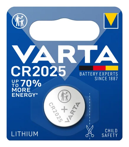 VARTA Knopfzelle Lith. CR2025,3V 6025101401 170 mAh 1 Stück