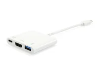 Equip Dock 3-1 USB-C->HDMI,USB-A,60W USB-C 0.15m