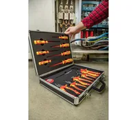 Pliers and screwdrivers set 1000V, 7 pcs.