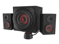 GENESIS Helium 610BT speaker set 60 W PC/Laptop Black, Red 2.1 channels 2-way 30 W Bluetooth