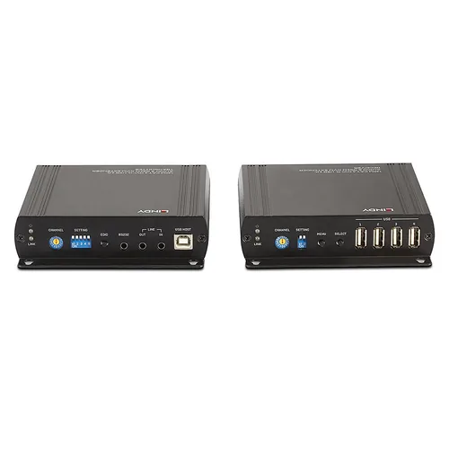 LINDY 140m Cat.6 DVI-D, USB, Audio RS232 KVM Extender