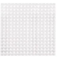 Kleine Wolke Duschwanneneinlage Gatty 54 x 54 cm, Weiss - Breite: 54 cm - Länge: 54 cm - Detailfarbe: Weiss - Detailmaterial: Polypropylen (PP) - Grundmaterial: Kunststoff