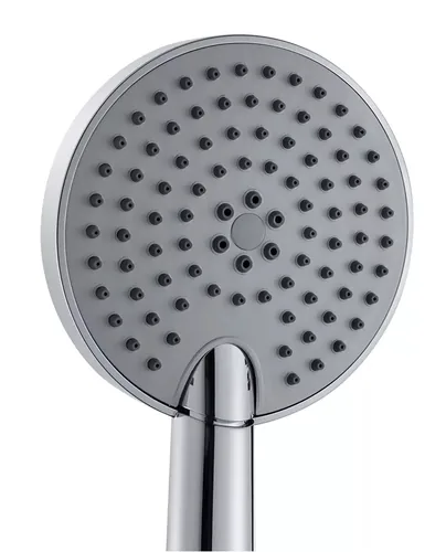 diaqua® EXCLUSIVE, Duschbrause Aria 120 - Material: Kunststoff - Farbe Siebplatte: Chrom - Wassersparend: Ja - Anschluss: 1/2 - Anzahl Strahlarten: 3 - Farbe: Verchromt