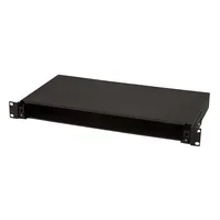 Logilink 19""Spleißbox ausziehbar, 1 HE, schwarz, Leergehäuse