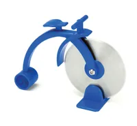 ParkTool Pizzaschneider PZT-2 Pizza Tool Blau - Produkttyp: Pizzaschneider  - Klingenmaterial: Edelstahl - Detailfarbe: Blau - Griffmaterial: Kunststoff