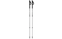 KOOR Wanderstock Aluminium Rivoola Schwarz/Silber - Höhenverstellbar: Ja - Länge: 140 cm - Gewicht: 513 g - Ausziehbar: Ja - Paarweise: Ja - Farbe: Schwarz - Silber