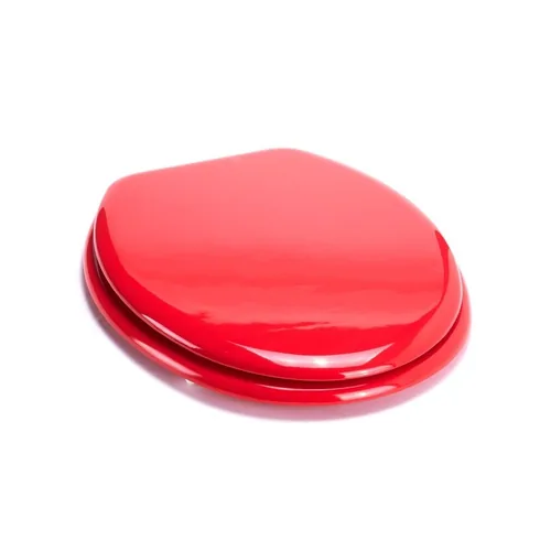 MSV 3700703993414 toilet seat Hard toilet seat MDF Red