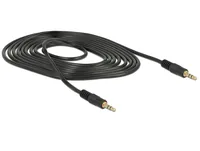 Delock Klinkenkabel 3,5 mm 3 Pin Stecker > Stecker 2 m schwarz