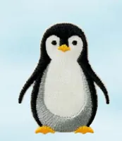 Mono-Quick Aufbügelbild Recycl-Patch Pinguin 1 Stück - Breite: 4 cm - Länge: 5 cm - Motiv: Pinguin - Anzahl Stück: 1 Stück