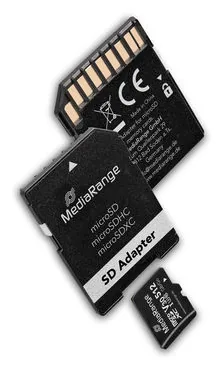 MediaRange SD MicroSD Card 512GB UHS-1 Cl.10 inkl. Adapter