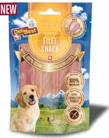 DeliBest Filet Snack Hähnchen, 90 g - Snackart: Sticks - Tierbedürfnis: Kein besonderes Bedürfnis - Geschmacksrichtung: Geflügel - Zertifikate: Keine Zertifizierung - Fleischsorte: Huhn - Packungsgrösse: 90 g