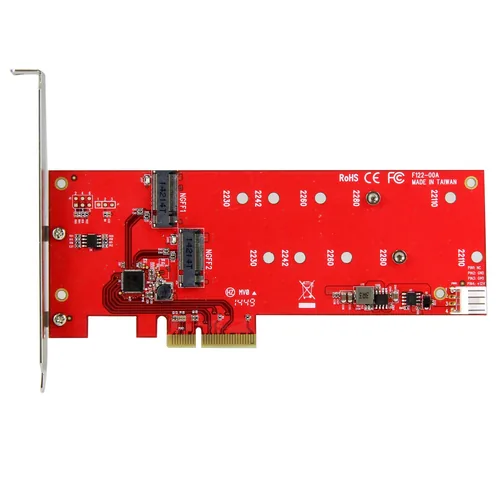 2X M.2 SSD CONTROLLER - PCIE .