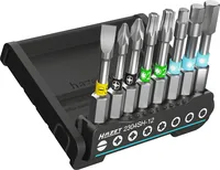 SmartHolder 2304SH-12, Bit-Satz 1/4"" (schwarz, 8-teilig, lange Bits mit Torsionszone)