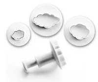 Ibili Guetzli-Ausstecher-Set 4 Stück, Wolke - Materialtyp: Kunststoff - Stehkeks: Nein - Motiv: Wolke