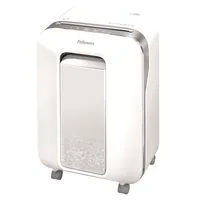 Fellowes Aktenvernichter LX201 P-5, 12 Seiten, Weiss - Vernichtbare Aktentypen: Papier - Schnittart: Microschnitt - Sicherheitsstufe: 5 - Schnittausgabe: 2 x 12 mm - Blattkapazität: 12 Seiten - Zufuhrautomatik: Nein