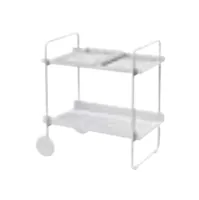 Zone Denmark Servierwagen A-Collection Hellgrau - Tiefe: 60.6 cm - Breite: 40.5 cm - Höhe: 66.4 cm - Detailmaterial: Metall - Grundmaterial: Metall