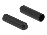 Endkappen mit Innenkleber 70 x 16 mm 2 Stück schwarz