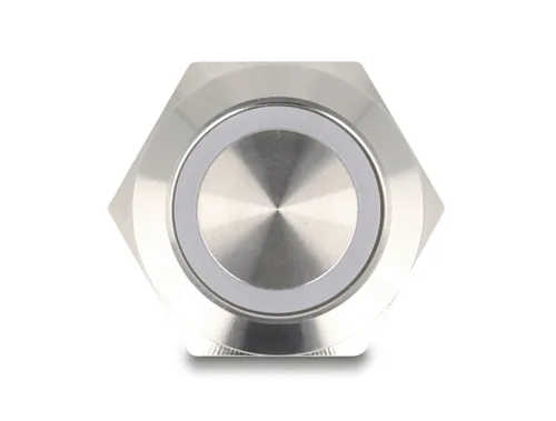DeLOCK 20979 push-button panel Silver