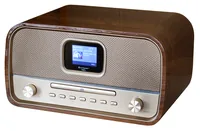 soundmaster Radio/CD-Player DAB970 Hellbraun - Radio Tuner: FM - DAB+ - Stromversorgung: Netzbetrieb - Detailfarbe: Hellbraun - Ausstattung: Sleep-Timer - Equalizer - Display - Weckfunktion - Fernbedienung - CD-Player - Senderspeicher - Typ: Tischradio