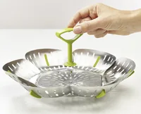 Joseph Joseph Bloom Steel Folding Steamer Basket