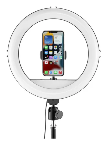 Hama SpotLight Steady 120 III LED-Ringleuchte f. Smartphone
