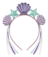 Partydeco Haarreif Meerjungfrau 19.5 x 17.5 cm, Violett/Blau - Packungsgrösse: 1 Stück - Produkttyp: Partyaccessoire - Motto: Meerjungfrau - Detailfarbe: Blau - Violett - Material: Keine Angabe