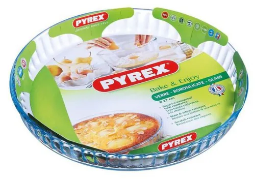 Pyrex Tarte-Backform 27 cm - Materialtyp: Glas - Material: Borosilikatglas - Detailfarbe: Transparent - Set: Nein - Backform Typ: Tarte-Backform - Verpackungseinheit: 1 Stück