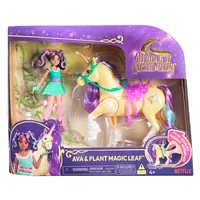 Unicorn Academy - Ava und Pflanzen-Magie Leaf, Spielfigur
