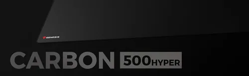GENESIS Carbon 500 Hyper Logo Gaming mouse pad Black