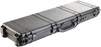 Peli Schutzkoffer 1750 mit Schaumstoffeinlage, Schwarz - Produkttyp: Schutzkoffer - Widerstandsfähigkeit: IP67 - Schlagfest - Staubgeschützt - Wassergeschützt - Breite: 1346 mm - Nutzinhalt Gesamt: 58.65 l - Detailfarbe: Schwarz - Ausstattung: Doppelstufi