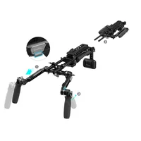 SmallRig 5199 camera rig Aluminium alloy, Stainless steel, Silicone, Foam, Polycarbonate (PC), PU plastic Black
