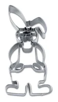 Städter Guetzli-Ausstecher Hasenbub, Edelstahl, 9 cm - Materialtyp: Metall - Material: Edelstahl - Verpackungseinheit: 1 Stück - Produkttyp: Guetzli-Ausstecher - Detailfarbe: Silber
