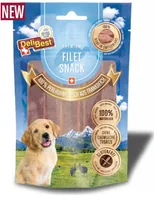 DeliBest Filet Snack Perlhuhn, 90 g - Snackart: Sticks - Tierbedürfnis: Kein besonderes Bedürfnis - Nachhaltigkeit: Nicht angegeben - Produkttyp: Ergänzungsfutter - Packungsgrösse: 90 g - Fleischsorte: Perlhuhn