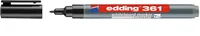 edding Whiteboard-Marker 361 Schwarz - Strichstärke: Keine Angabe - Set: Nein - Verpackungseinheit: 1 Stück - Oberfläche: Whiteboard - Eigenschaft-Stift: Non-Permanent - Marker-Art: Whiteboard-Marker