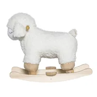Bloomingville Schaukeltier Laasrith Schaf Weiss - Altersempfehlung ab: 12 Monaten - Material: Holz - Polyester - Nachhaltigkeit: Nicht angegeben