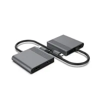 Gembird A-CM-COMBO3-04 hub di interfaccia USB tipo-C 5000 Mbit/s Grigio