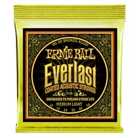 Ernie Ball Gitarrensaiten 2556 Everlast CB 80/20 – Medium Light 12-54 - Packungsgrösse: Satz - Zu Instrument: Westerngitarre - Saitenanzahl: 6-Saiter
