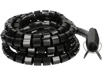 Max Hauri Spiroschlauch 3 m x 20 mm Schwarz - Detailfarbe: Schwarz - Breite: 20 mm - Länge: 3 m - Ausstattung Kabelmanagement: Keine - Produkttyp: Spiroschlauch - Verpackungseinheit: 1 Stück